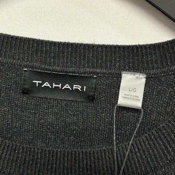NWT Tahari Women Pullover Knit Sweater Size Large Viscose Blend C066 -11 - Picture 16 of 16